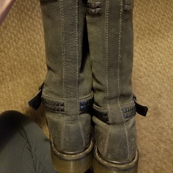 Doc Martens oiled suede JANICE boots size 39 collectors item! well-worn! - Picture 3 of 9